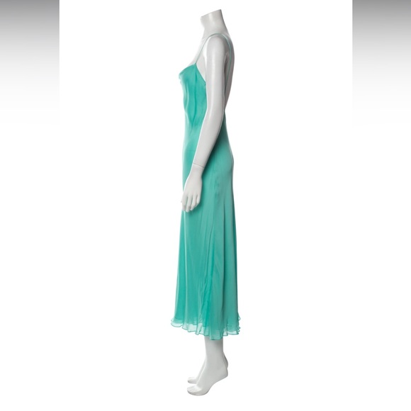 RALPH LAUREN BLACK LABEL Vintage Silk Midi Dress - Picture 2 of 8